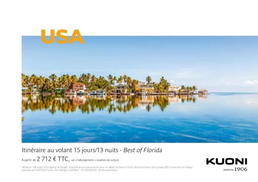 OFFRE SPECIALE USA AUTOTOUR FLORIDE 15 JOURS , Chambéry, Un Monde d’émotions