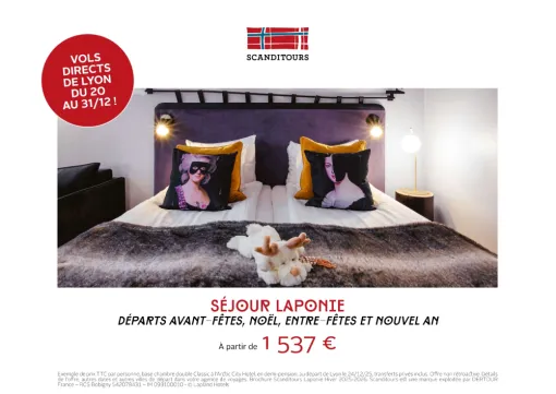 OFFRE HOTEL ET VOL DIRECT DE LYON POUR LA LAPONIE FETES DE FIN D'ANNEE, Chambéry, Un Monde d’émotions