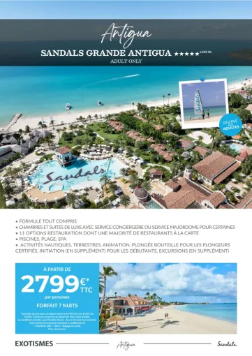 OFFRE ANTIGUA, Chambéry, Un Monde d’émotions