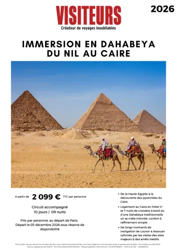 OFFRE CROISIERE EGYPTE DAHABEYA, Chambéry, Un Monde d’émotions