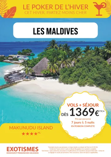 PROMO MALDIVES, Chambéry, Un Monde d’émotions