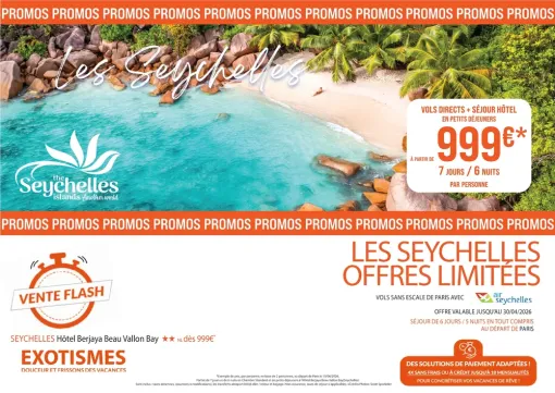 Agence de voyage pour un voyage de noces aux Seychelles depuis Genève, Chambéry, Un Monde d’émotions