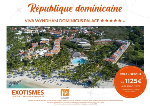 Agence de voyage Un Monde d'émotions pour un voyage en République Dominicaine au départ de Genève, Chambéry, Un Monde d’émotions